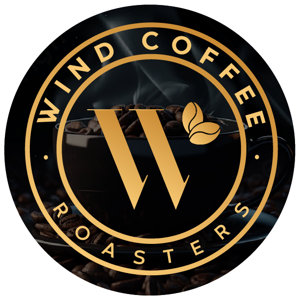Logo Wind Coffee, Wind Coffee Roasters, Exporting Premium Colombian Coffee Globally